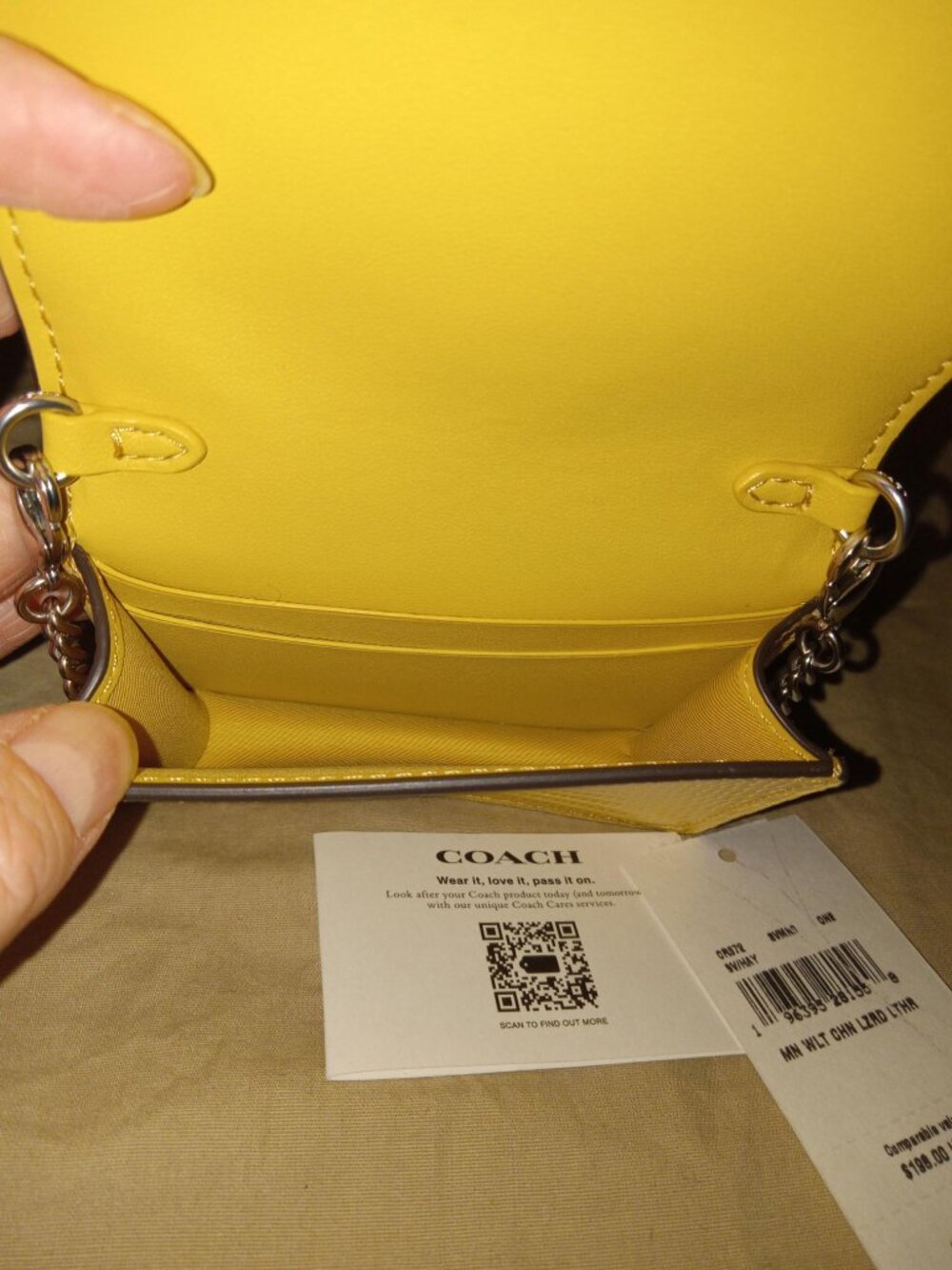 Coach Chain Wallet - Picture 6 of 6